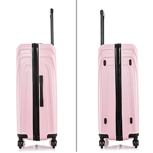 InUSA VASTY 28-Inch Large Hardside Spinner Luggage Lightweight Durable Pink - color: Pink, size: 28 Inch