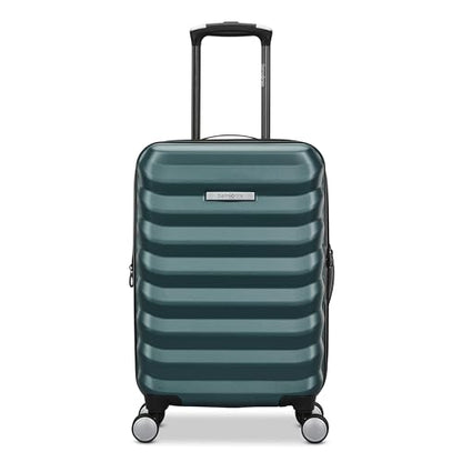 Samsonite Hard-Sided 20-Inch Lightweight Carry On Expandable Element Suitcase: Durable, 360° Spinner Wheels, Adjustable Telescopic Handle, TSA-Approved Lock - Bistro Green - color: Bistro Green, size: 20-Inch Carry-On