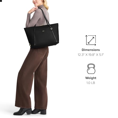 TUMI Voyageur Q Tote, Lightweight Travel Tote - color: Mink