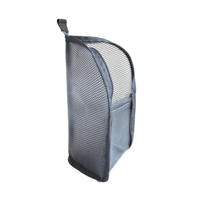 Standing Toiletry Bag Stand up Makeup Brush Holder for Travel, Black, Cosmetic Case