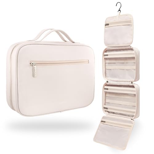 VANDEL Waterproof Hanging Toiletry Bag [TSA-Approved] Cosmet Travel Bag - color: Sand