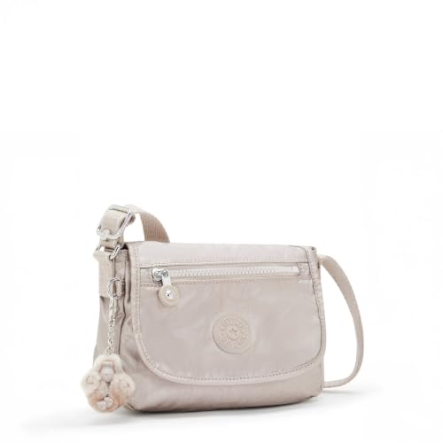 Kipling Sabian Printed Crossbody Mini Bag - color: Metallic Glow, size: 7.75''L x 5.75''H x 3.5''D