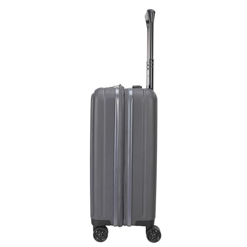 TRIPS AXIS 20-Inch Carry-On Lightweight Durable Hardside 8-Wheel Spinner Cabin Size Luggage, Asphalt - color: Asphalt, size: CARRY ON