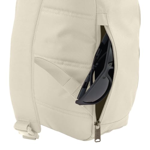 Carhartt Durable Sling Bag, Crossbody Backpack with Side Release Buckle, Tablet Sleeve and Adjustable Strap, Chalk, 10L - color: Chalk