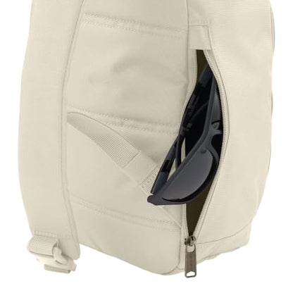 Carhartt Durable Sling Bag, Crossbody Backpack with Side Release Buckle, Tablet Sleeve and Adjustable Strap, Chalk, 10L - color: Chalk