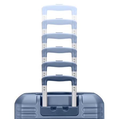 American Tourister Stratum 3.0 Medium 24-Inch Spinner, Airline Approved, Durable Hardside Luggage, Expands 1.5", RightHeight™ Adjustable Handle, Elemental Blue - color: Elemental Blue, size: Medium - Checked