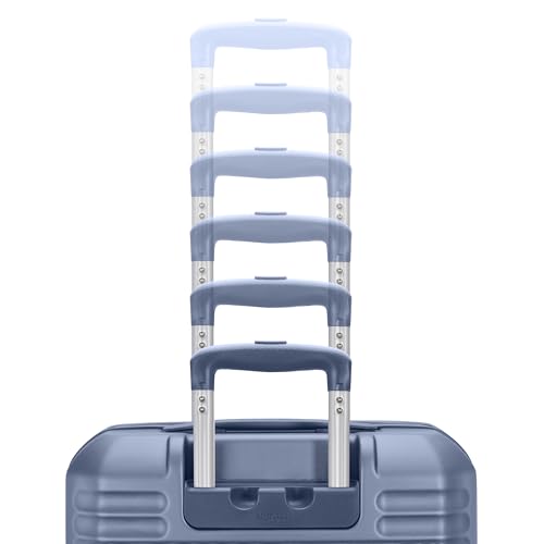 American Tourister Stratum 3.0 Carry-On Spinner, Airline Approved, Durable Hardside Luggage, Expands 1.5", RightHeight™ Adjustable Handle, Elemental Blue - color: Elemental Blue, size: Carry-On
