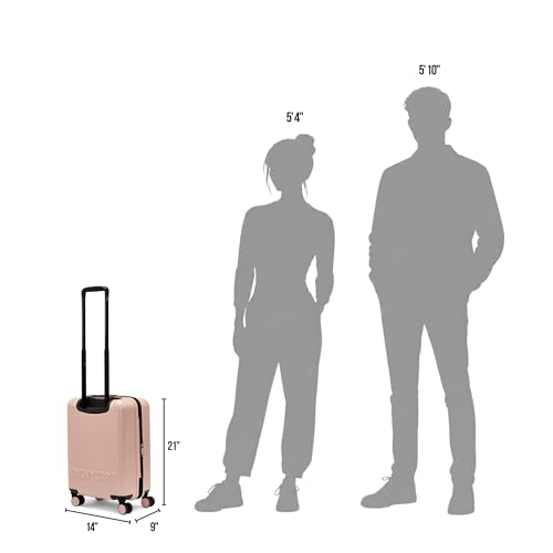 DKNY On the Go 21" Hardshell Lightweight Expandable Carry-On Luggage with Spinner Wheels,Navy - color: Navy, size: 21" Carry-On Luggage