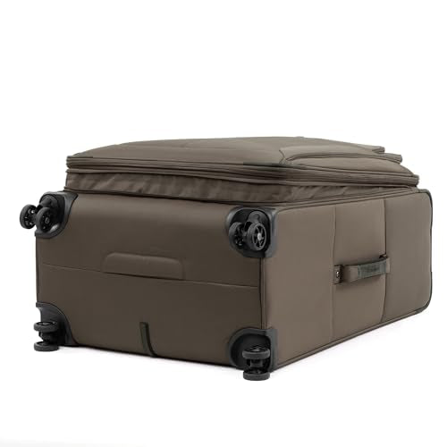 Travelpro Tourlite Softside 29" Expandable Luggage with 4 Spinner Wheels, Lightweight Suitcase, Checked Large, Espresso Brown - color: Espresso, size: Checked-Large 29-Inch