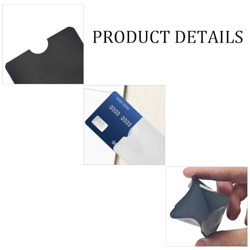 20PCS White RFID Blocking Sleeves, Credit Card Protector Holder Set - color: White