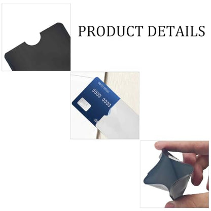 20PCS White RFID Blocking Sleeves, Credit Card Protector Holder Set - color: White