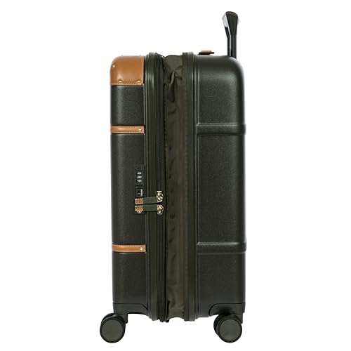 Bellagio 21" Expandable Cabin Trolley, Airline Approved, Spinner - Olive - color: Olive, size: 21" Carry On Expandable