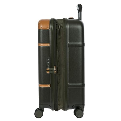 Bellagio 21" Expandable Cabin Trolley, Airline Approved, Spinner - Olive - color: Olive, size: 21" Carry On Expandable