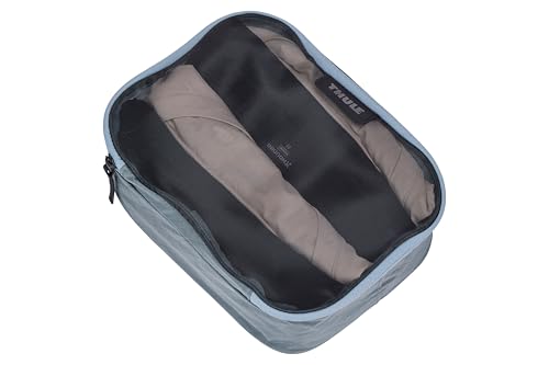Thule Packing Cube, Size Small, Transparent Fabric, Organize Essentials, Easy to Pack, YKK Zippers - color: POND GRAY, size: Small, style: Single