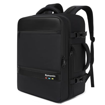 Exquisite Travel Laptop Backpack, Flight Approved Size Carry on Bag (25L) - color: All Black, size: L (7x11x16.8")