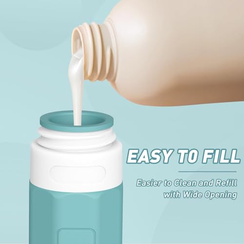 Redfly Travel Bottles for Toiletries 3oz, Silicone Travel Size Containers - color: Mixed, size: 4Packs
