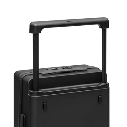 LEVEL8 Wide Handle Carry on Luggage, 20 Inch Hardshell Suitcase, Black - color: Black, size: 20Inch