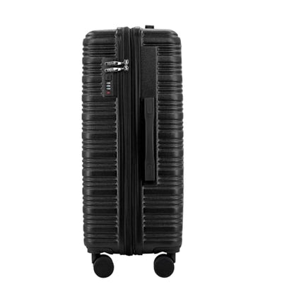 IZOD Romeo 20 Inch Carry-On Expandable Hardside Luggage, Black - color: Black, size: 20" Carry on