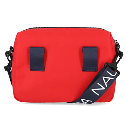 Nautica Nylon Bean crossbody/Belt Bag adjustable shoulder strap - color: Red