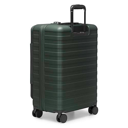 Traveler's Choice Novia Top Opening Expandable Polycarbonate Luggage with Spinner Wheels, Green, 25-Inch Medium - color: Green, size: 25-Inch Medium