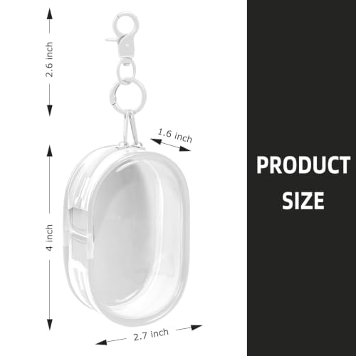 Linsaner 2 Pack Transparent Tech Pouch Storage Bags, White + White - color: A4-White + White