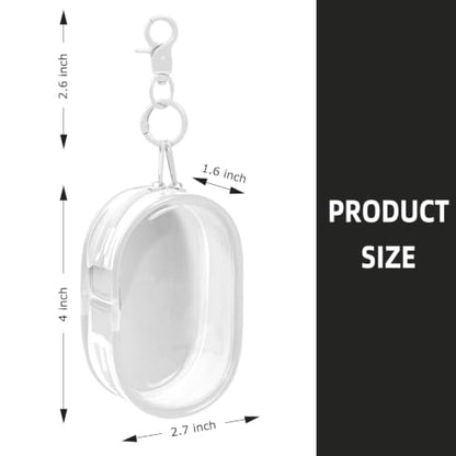 Linsaner 2 Pack Transparent Tech Pouch Storage Bags, White + White - color: A4-White + White