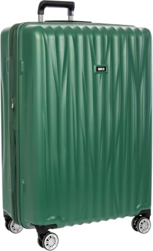 Bric's Cervia 30" Hardside Large Expandable Luggage, 360° Spinner Wheels, Lightweight Checked Suitcase, TSA-Approved Locks, Dark Emerald Green - color: Dark Emerald Green, size: Large-Checked 30 inch