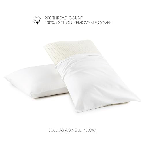 I AM Natural Breathable Talalay Latex Pillow, Queen - size: Queen