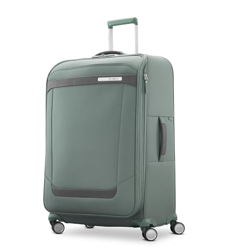 Samsonite Elevation Plus 30-Inch Large Checked Luggage - Expandable Softside Spinner Suitcase - Cypress Green - color: Cypress Green, size: Large