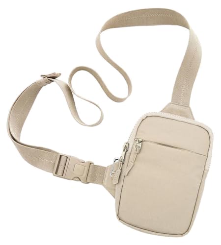Travel Sling Bag for Men & Women, Anti-Theft RFID Blocking Crossbody Bags - color: Beige 2.0 Standard