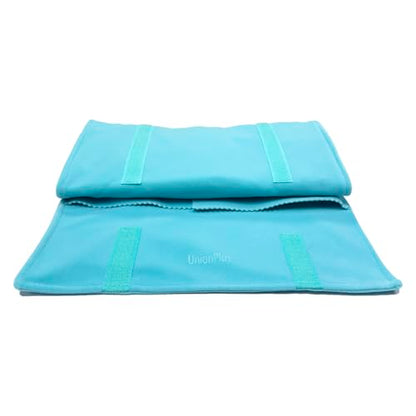 UnionPlus Travel Necklaces Roll Organizer Anti-Tangle River Blue - color: River Blue, size: Medium