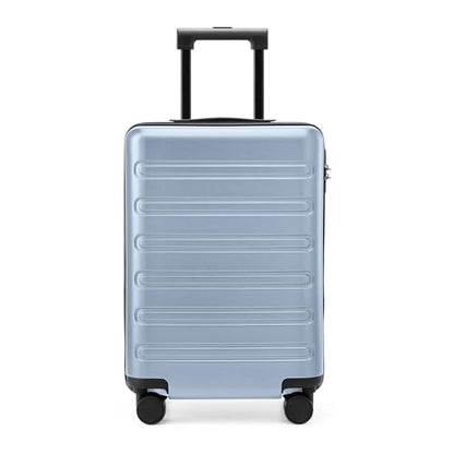 NINETYGO Medium Checked Luggage 24 Inch, Checking In Luggage with Smooth Double Spinner Wheels, Hard Shell PC+ABS Suitcase, Lightweight Travel Luggage, TSA Approved (Blue, Andes) - color: 01-Blue (Andes), size: Checked 24-Inch