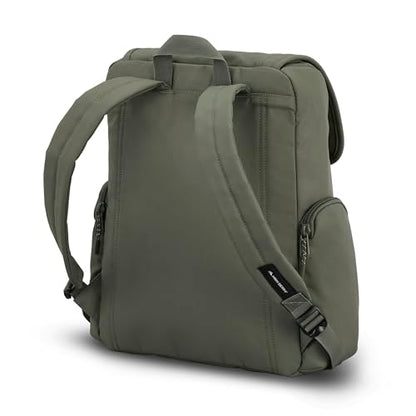 High Sierra Lineage Flap Backpack- Olive - color: Olive, size: Flap Backpack