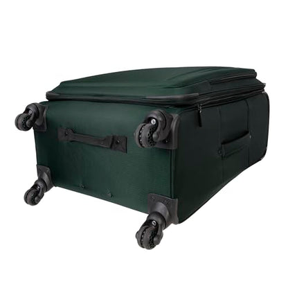Sharper Image Odyssey 21.5" Expandable 8-Wheel Spinner Carry On Luggage Suitcase, Scarab - color: Scarab, size: Carry-On