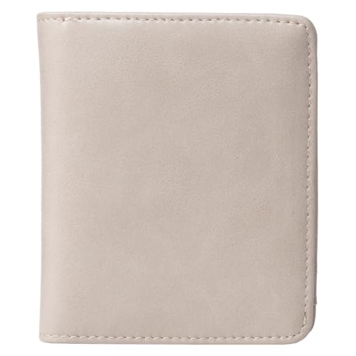 Alldaily Small RFID Wallet for Women Slim Compact Bifold Pocket Ladies Travel Mini Purse (Light Grey) - color: Light Grey