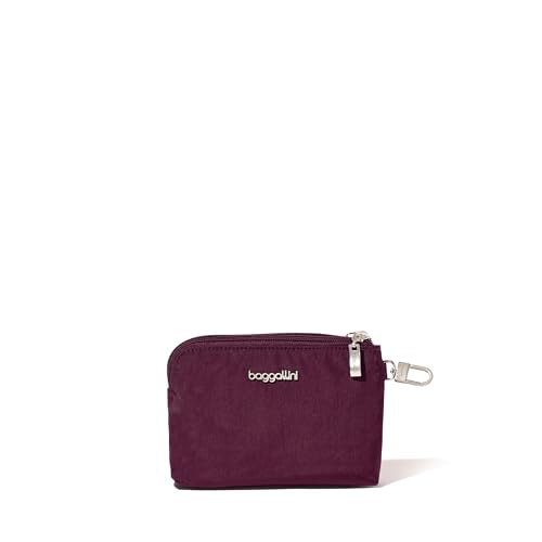 Baggallini On the Go Daily RFID Pouch - color: Mulberry