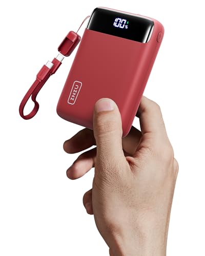INIU Portable Charger, Smallest 20000mAh 22.5W Fast Charging Power Bank - color: Red, size: Mini Size