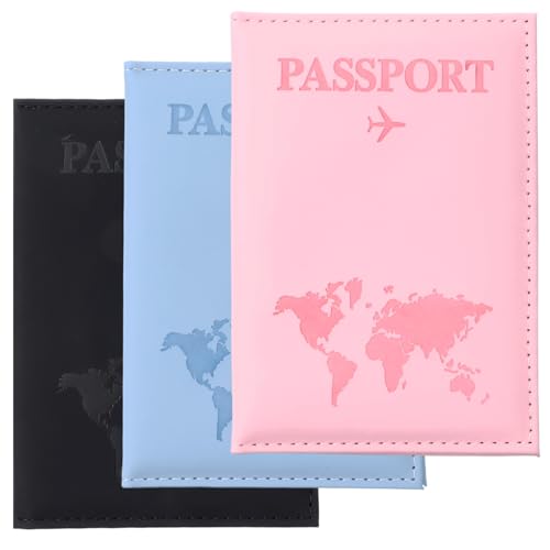 3 Pack Passports Wallet for women, Passport Holder for Travel