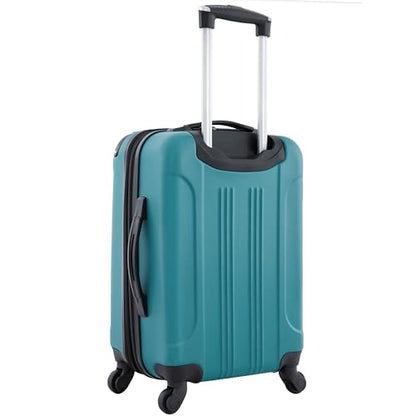 Travelers Club Chicago Hardside Expandable Spinner Luggage, Teal, 22" Carry-On - color: Teal, size: 1-Piece (22" Carry-On)