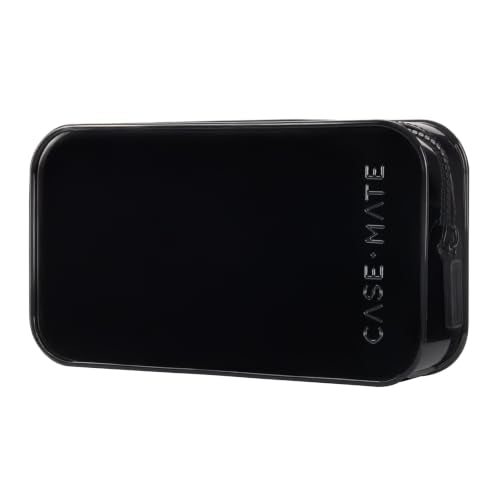 Case-Mate Jelly Makeup Bag - Waterproof Zipper Pouch - Midnight Black - color: Midnight Black