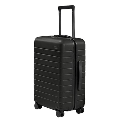 Away Bigger Carry-On Luggage, 23-Inch Lightweight Hardside Spinner Suitcase - color: Jet Black