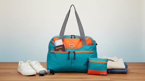 Packable Tote Bag Extra Small Duffel Bag - color: Turquoise