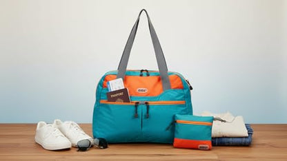 Packable Tote Bag Extra Small Duffel Bag - color: Turquoise