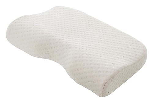 Pillow for Sleeping, Contour Memory Foam Pillows, Travel Mini Bed Pillows Small Pillows Camping Side Back Sleepers Cooling Pillow Cotton Pillowcase Removable Washable Cover