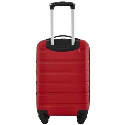 Wrangler 22" Hardside Spinner Carry-On Luggage, Salsa Red - color: Salsa Red