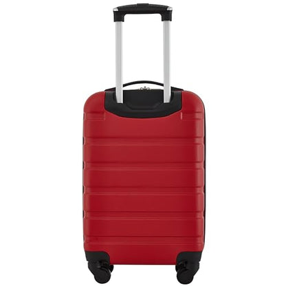 Wrangler 22" Hardside Spinner Carry-On Luggage, Salsa Red - color: Salsa Red