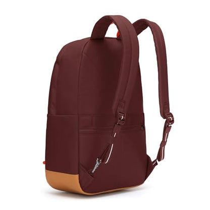 Pacsafe GO 25L Anti Theft Backpack, Garnet Red - color: Garnet Red