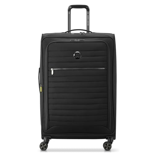 DELSEY PARIS Cruise 3.0, 28 Inch Checked Softside Luggage, Black - color: Black, size: Checked-Large 28 Inch
