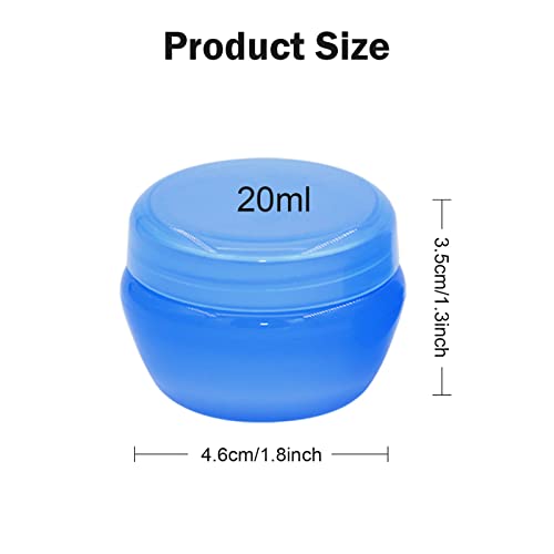 Cosywell Small Travel Containers Plastic 6 Pieces Travel Jars for Creams - style: C-6 Pieces