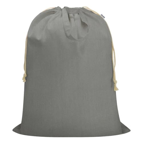 Canvas Laundry Bag 33"Wx 35"H, Extra Large Heavy Duty Hamper Liner, XL Grey - color: Grey, size: XL 33"W x 35"H┃1 Pack